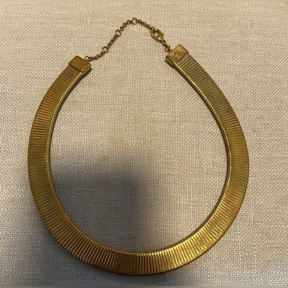 Soru x Something Navy Gold Snake Necklace - Picture 6 of 9